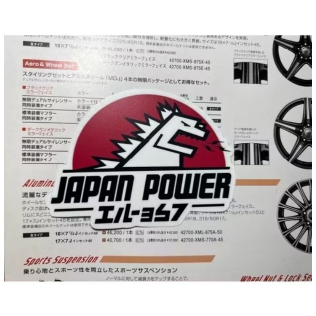 สติ๊กเกอร์ JDM พลังญี่ปุ่น สติ๊กเกอร์ JDM พลังญี่ปุ่น