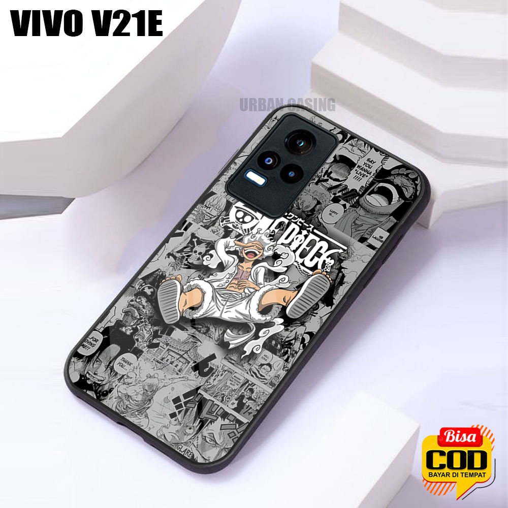 ล่าสุด Glass Softcase สําหรับ Vivo V21E T1 5G V29 5G V29E กล้องป้องกัน - OPM01 - เคสเคลือบเงาล่าสุด