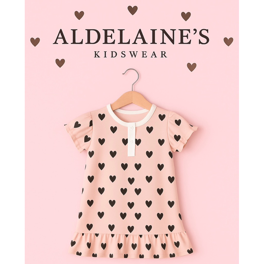 Aldelaines Kidswear Celine Series Dress เสื้อผ้าเด็ก Daster น่ารัก