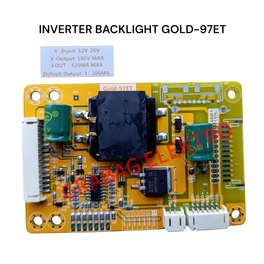 INVERTER BACKLIGHT GOLD-97ET INVERTER BACKLIGHT UNIVERSAL INVERTER BACKLIGHT