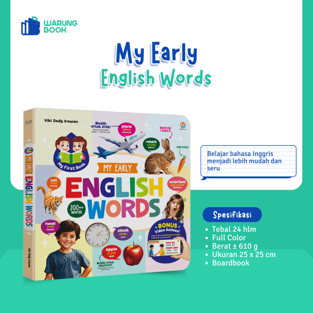 My Early English Words English สําหรับทารก 0 6 12 เดือน 100 My First Words Ziyadbooks Official