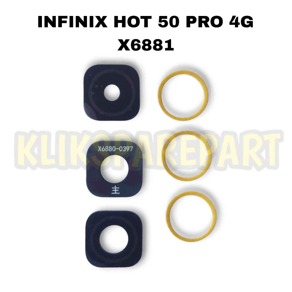 Infinx Hot 50 Pro 4G X6881 เลนส์กล้องด้านหลัง/เลนส์กล้อง