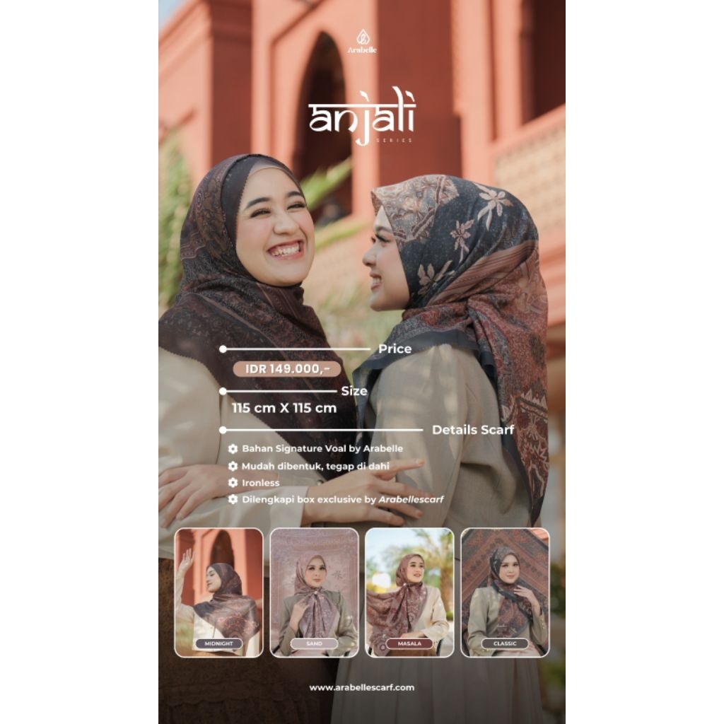 ANJALI SCARF ใหม่โดย ARABELLE
