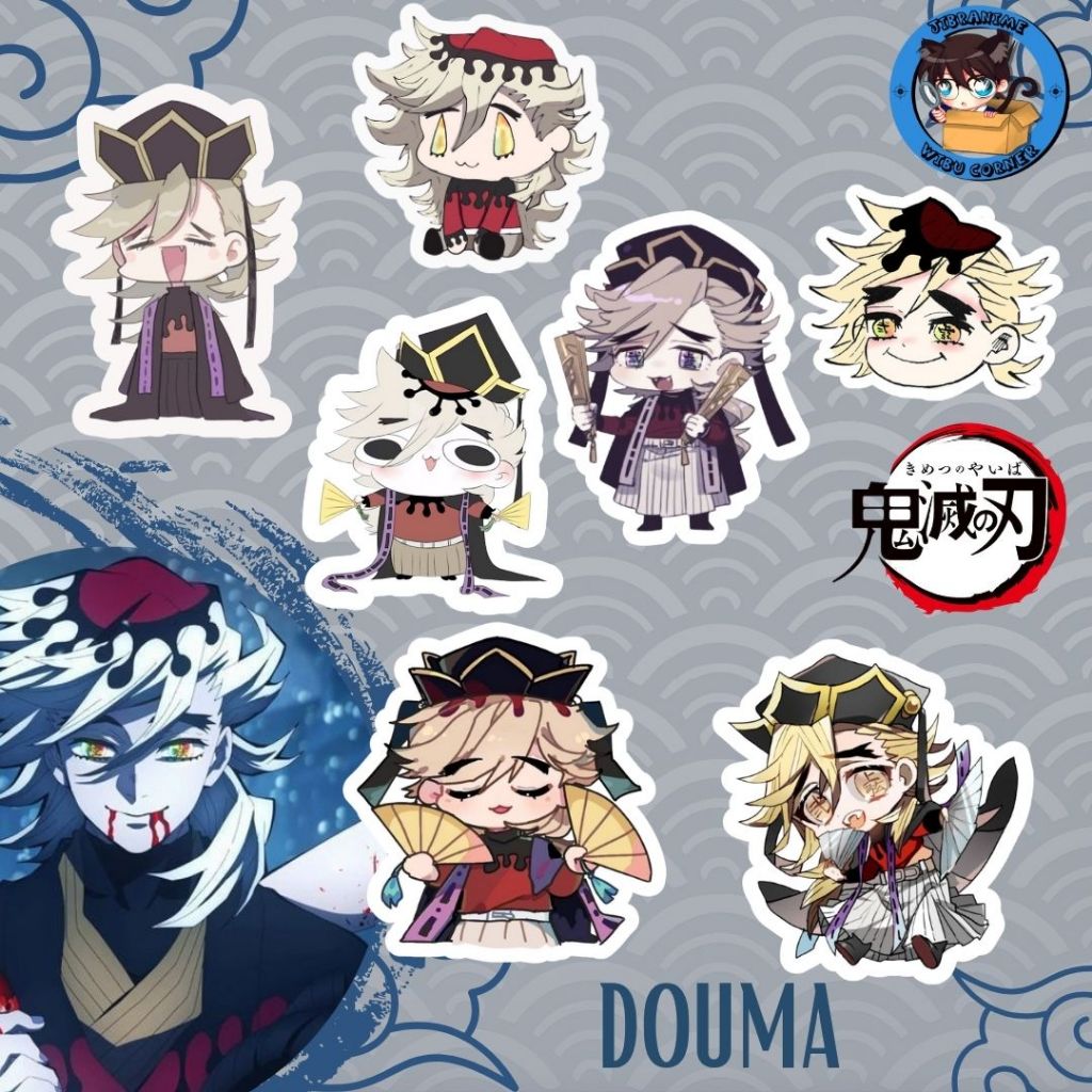 GANTUNGAN KEYCHAIN / พวงกุญแจอะคริลิก DOUMA KIMETSU NO YAIBA / สายรัดโทรศัพท์ KIMETSU NO YAIBA DOUMA