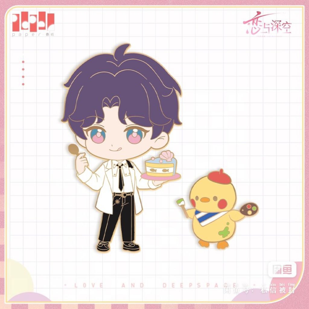 LOVE AND DEEPSPACE LADS Rafayel Birthday 2024 ป้ายโลหะ