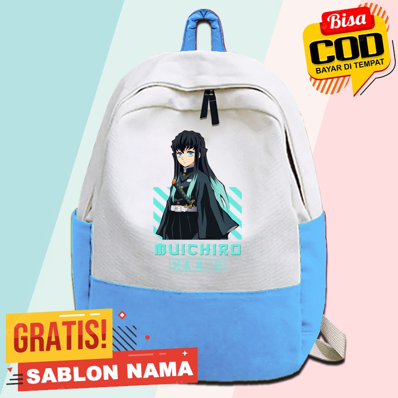 กระเป๋าเป้เด็ก Demon Slayer Muichiro / กระเป๋าเป้เด็กนักเรียน Demon Slayer Muichiro
