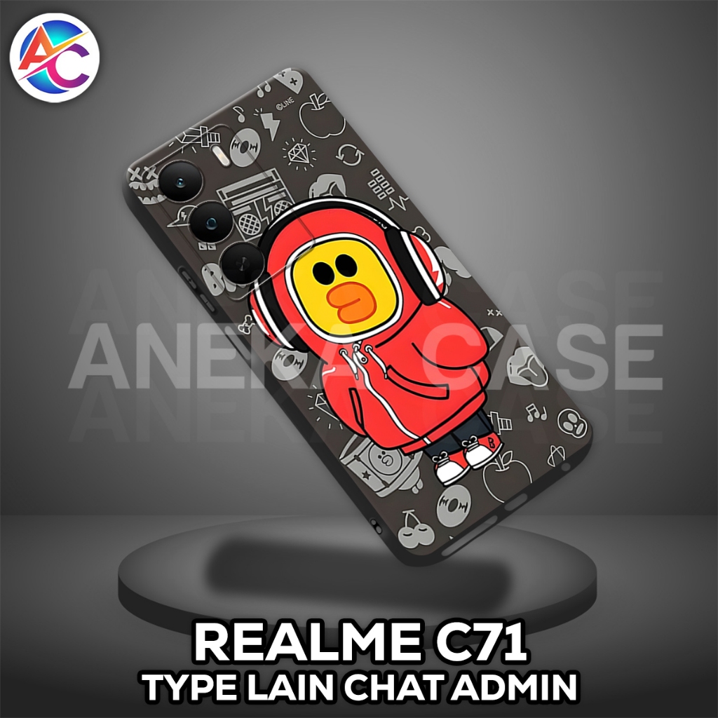 AC55-Case REALME C71-Girls Motif-Softcase REALME C71-เคส REALME C71-ซิลิโคน REALME C71