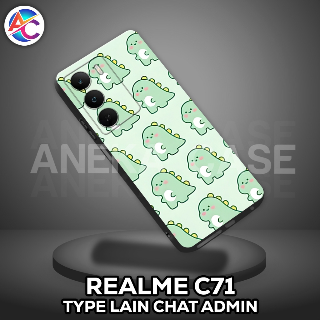 AC61-Case REALME C71-Girls Motif-Softcase REALME C71-เคส REALME C71-ซิลิโคน REALME C71