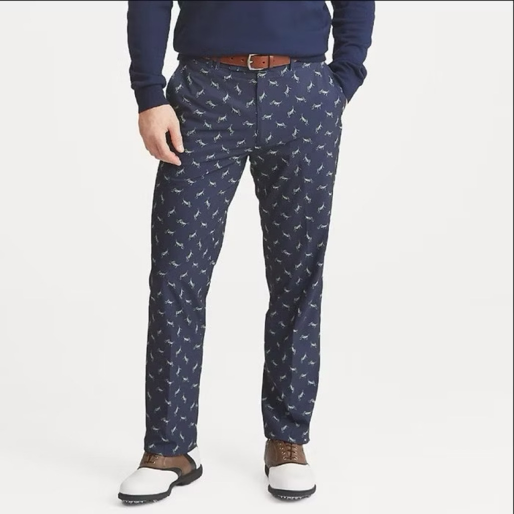 RLX Ralph Lauren Golf Grasshopper Print Stretch Pants