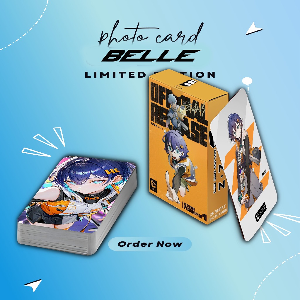 ชุดโฟโต้การ์ด BELLE GAME ZENLESS ZONE ZERO PREMIUM 25 แผ่น
