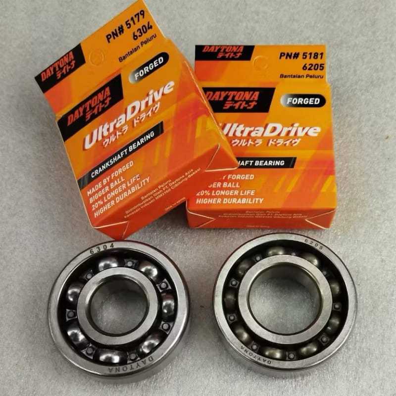 BEARING KRUK AS DAYTONA FORGED C3 สําหรับ RX-KING JUPITER Z VEGA R CRYPTON (6304 & 6205) ORIGINAL DA