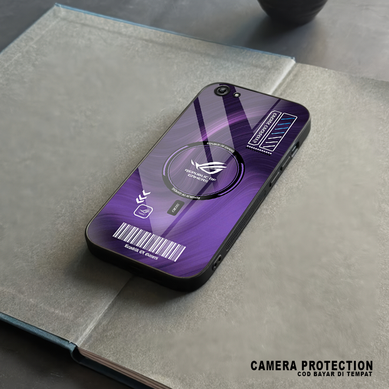 เคส HP HS17 Vivo Y71 - ล่าสุด Y71i - Softcase Glass Kaca - Hardcase 2D Glossy - เคสป้องกันโทรศัพท์มื