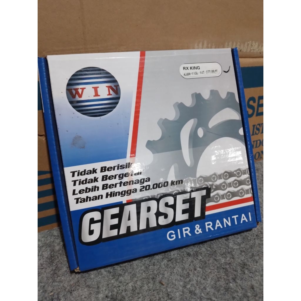 ชุดเกียร์ RX-KING 428H-110L-14T-37T (WIN)