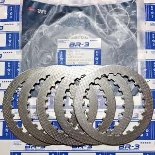 จานคลัทช์ FRICTION PLATE RACING NINJA 150 R SS RR ใหม่ OLD ZX150 & W175 ORIGINAL RACING Iron