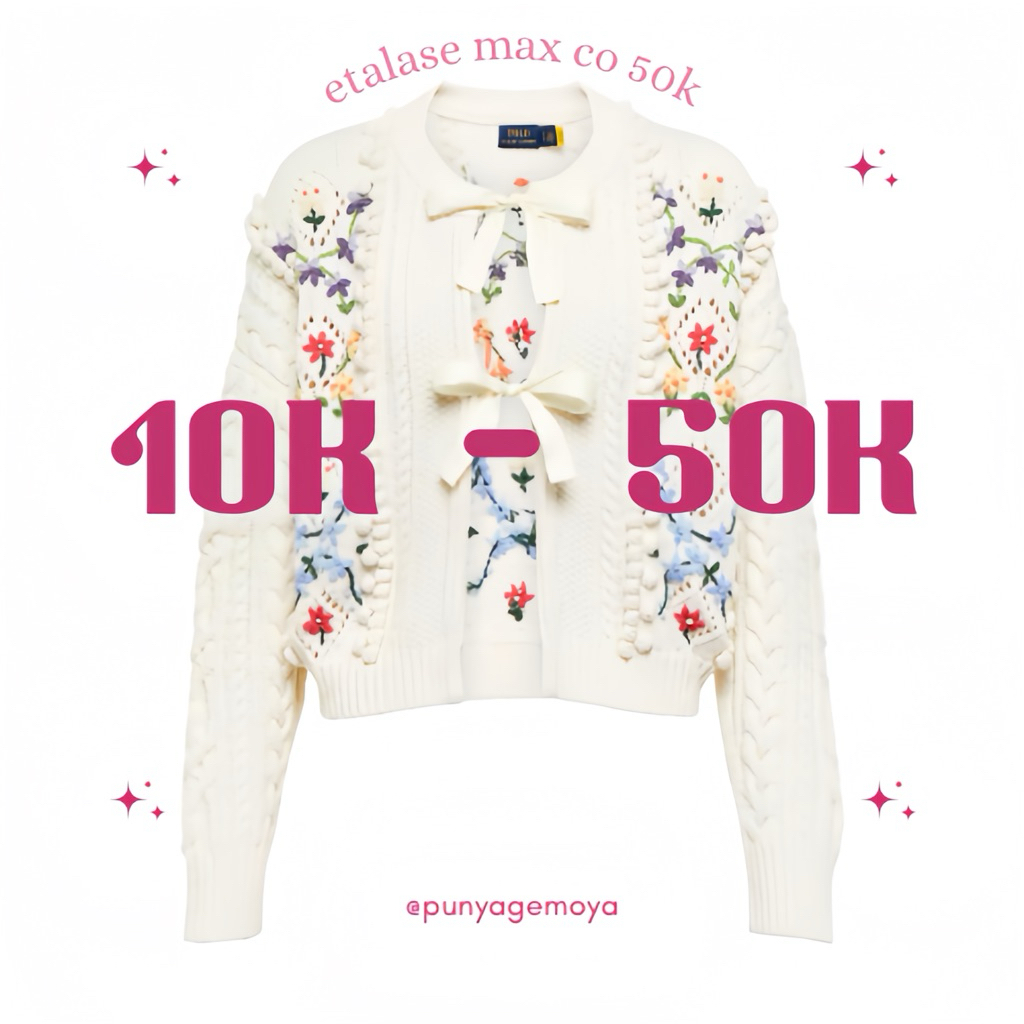 KNITWEAR GEMOYA CO MAX 50K!! ️+ ADM