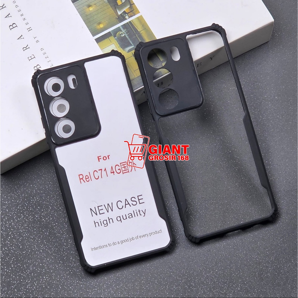 REALME P3 LITE REALME C71 CASE ARMOR FUSION SHOCKPROOF TRANSPARENT CASE REALME P3 LITE REALME C71