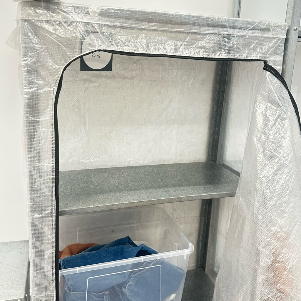 Hyllis ฝาครอบชั้นวางของโปร่งใส 60x127x140ซม