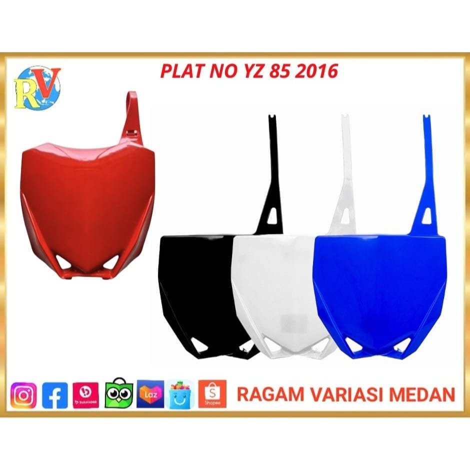 จานตัวเลข YZ 85 2016 BMC