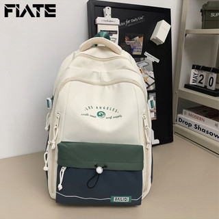 FLATE Tas Sekolah Unisex Korean Tahan Air Kapasitas besar Laptop 16 Inch Tas Ransel Pelajar SMP/SMA