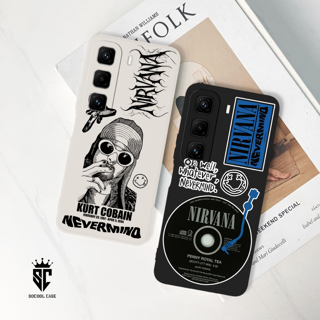 TPU Macaron Softcase (MC60) "Nirvana" Motif Infinix Hot 50 50i Pro Plus 40i 30 30i 20S 12 11 Play 10