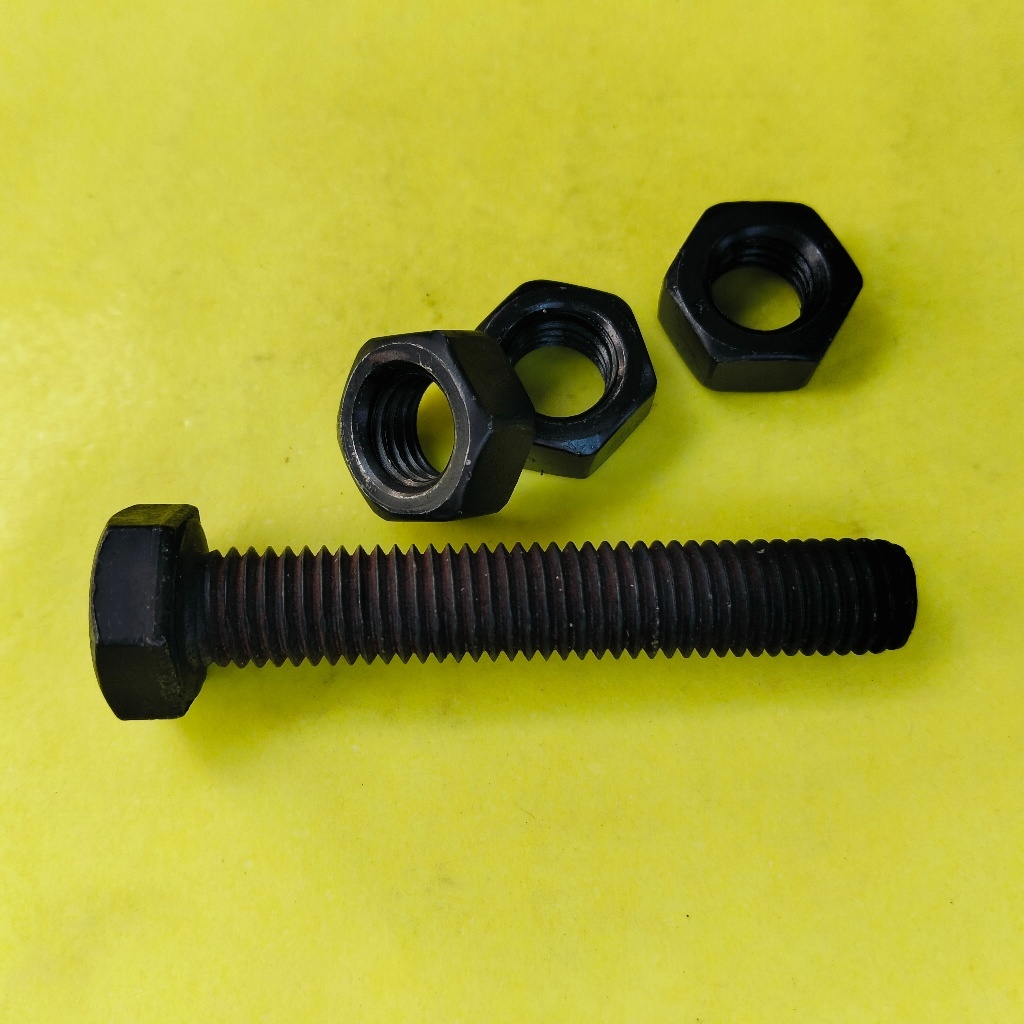 HTB 10.9 M20 X 120 STEEL BOLT / 30 KEY 30 FULL THREAD BOLT / FULL THREAD BOLT 30 / M20 X 120 BLACK S