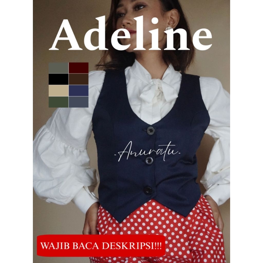 ADELINE เสื้อกั๊กสตรีย้อนยุคสีอื่นๆ|Anuratu store official