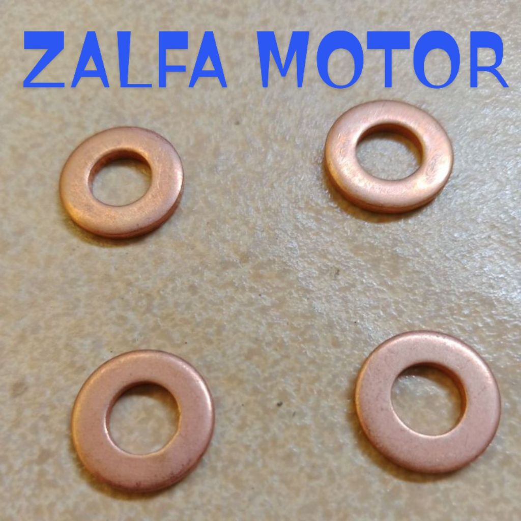 M8 COPPER RING THAD 12 HEAD CYLINDER CYLINDER CYLINDER HONDA CB GL MEGAPRO TIGER ETC. ราคาต่อ 50 ชิ้