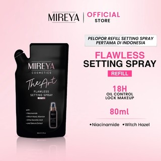 Refill Mireya The Art Flawless Setting Spray 80ml - Mireya Setting Spray & Finishing Spray Cosmetics Make Up Face Mist