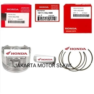 13101 K0J P00 ชุดลูกสูบลูกสูบ genio beat eco ใหม่ K1A ขนาดมาตรฐาน std original honda 100% อะไหล่รหัส
