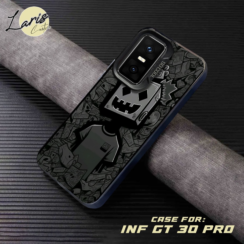 เคส Infinix GT 30 Pro Casing Infinix Premium Matte Hard Casing - Case IMD - Case Hologram Motif 45-46 - Case Socool