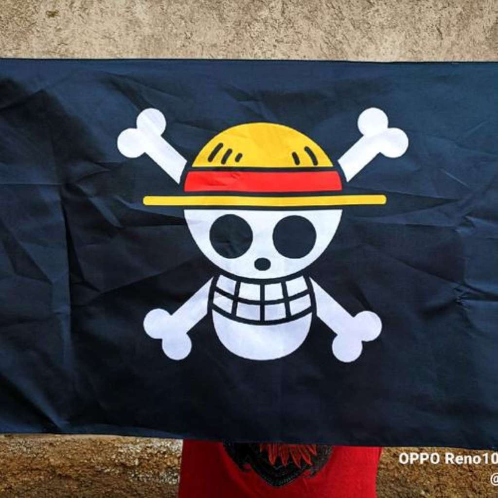 ONE PIECE PIRATE FLAG ANIME FLAG อุปกรณ์เสริม POLYESTER FLAG พิมพ์ LUFY FLAG NAKAMA FLAG