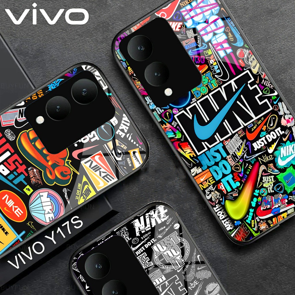 เคส HP VIVO Y17S - เคส VIVO Y17S ล่าสุด (NKM01) เคสโทรศัพท์ซิลิโคน VIVO Y17S - Glass Softcase - เคสโ