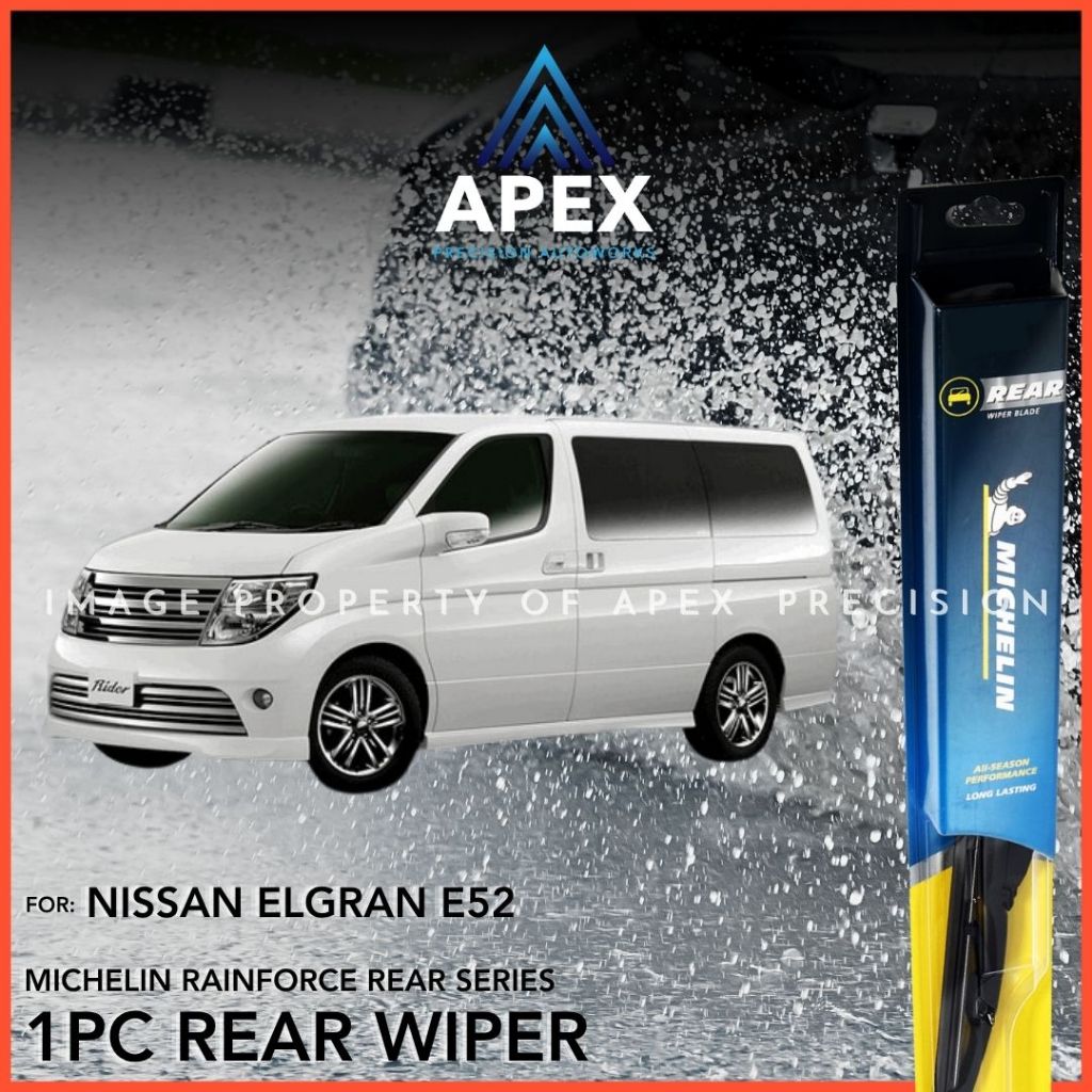 MICHELIN RAINFORCE HYBRID REAR WIPER - NISSAN ELGRAND E52