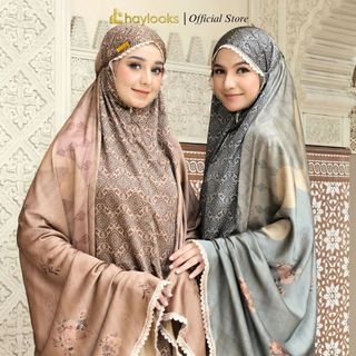 Haylooks Mukena Silk Armany Premium JUMBO 2in1 Calista Series
