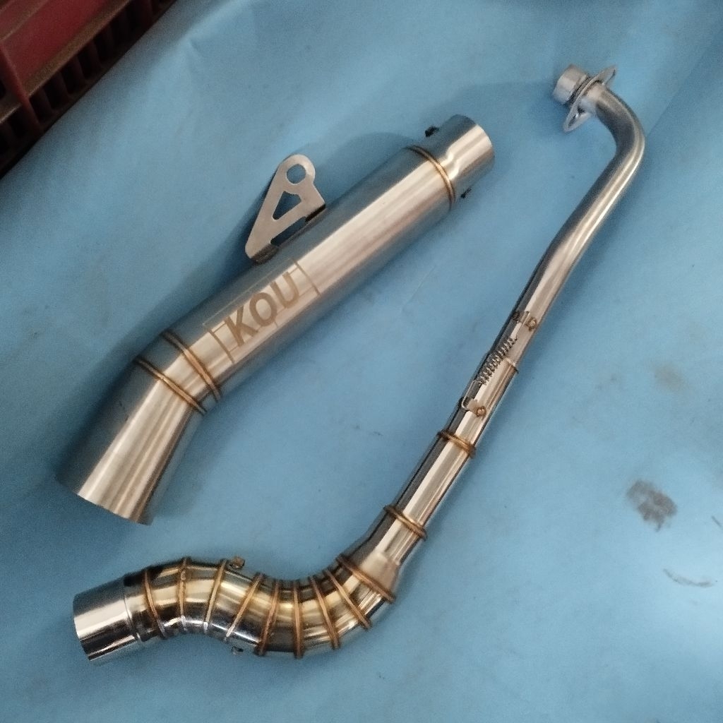 Super Open Kou ท่อเต็มระบบสําหรับ Xrm 125 Smash 110 Wave 125 Xrm 110 Raider j 115 Wave 110
