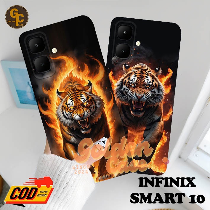 HP [GCS498] Infinix Smart 10 4G 2025 Tecno Spark Go 2 4G 2025 ตัวป้องกันโทรศัพท์มือถือ h4rimau motif