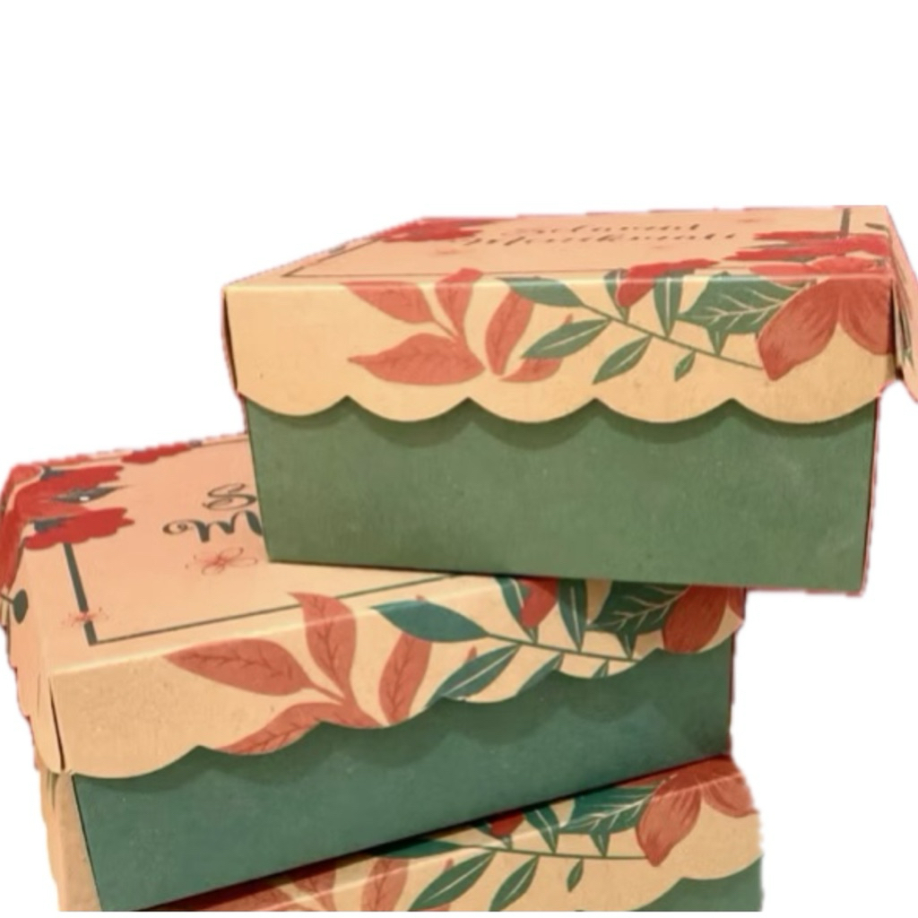 เค้ก/SNACK DUS || การ์ดบอร์ด UK SNACK 15x15 || กล่อง SNACK || กล่องเค้ก ||