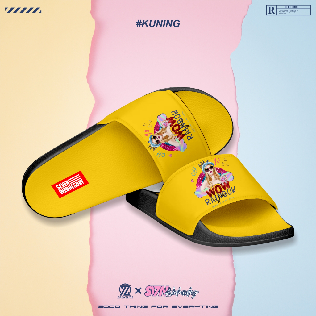 KING รองเท้าแตะ Unisex 039 h bk รองเท้าแตะสไลด์ผู้ชายอินเทรนด์ล่าสุด -