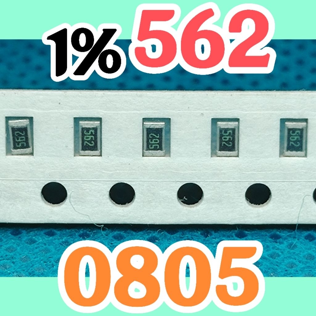 10pcs ชิปตัวต้านทาน smd 562 5601 5K60 1% ขนาด 2012 0805 5.6Kohm 5.6 Kohm 5.6Kohm 5.6 Kohm 5.6K โอห์ม