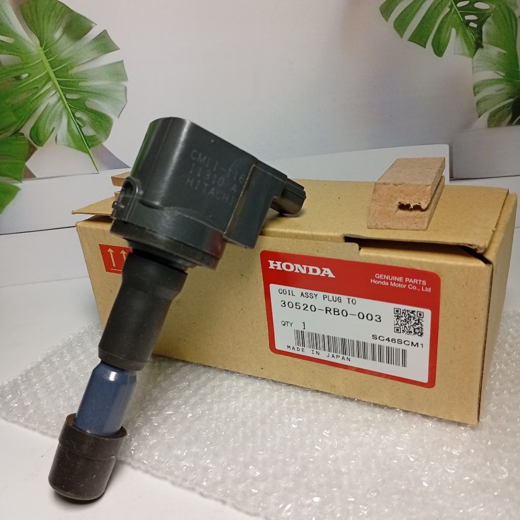 คอยล์คอยล์ HONDA JAZZ RS FREED BRIO MOBILIO 30520-RB0-003 เดิม