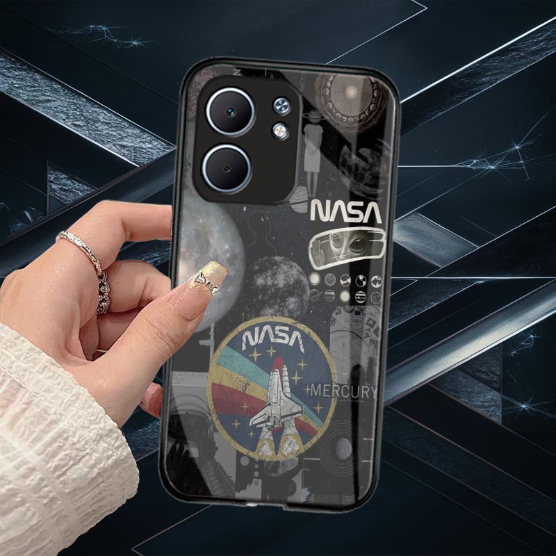 ล่าสุดOppo A5X Glass Softcase 2025 - เคสOppo A5X - เคสOppo A5X HP - เคสOppo A5X HPคลุมทั้งหมดกล้องปก