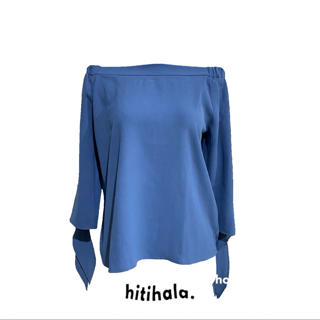 IORA Sabrina Blue Top