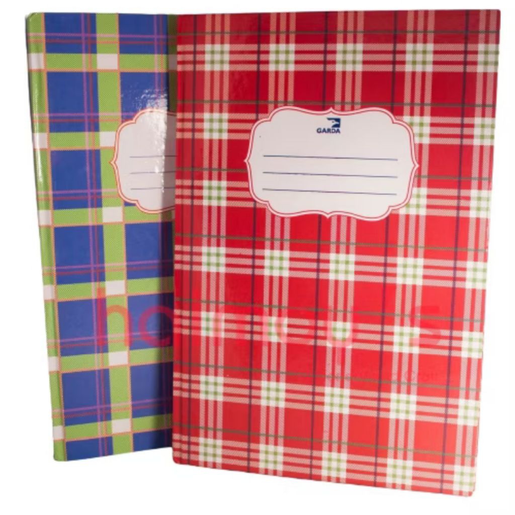 GARDA Hard Cover Folio Book 100/200 LBR, F4 Accumanation Notebook