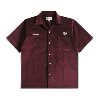 Kiko Ina Revere Collar Shirt Serenity Maroon