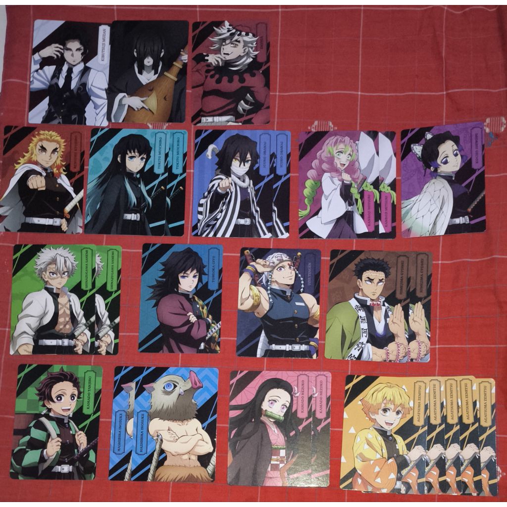 Card Demon slayer X Familymart (kimetsu no yaiba)