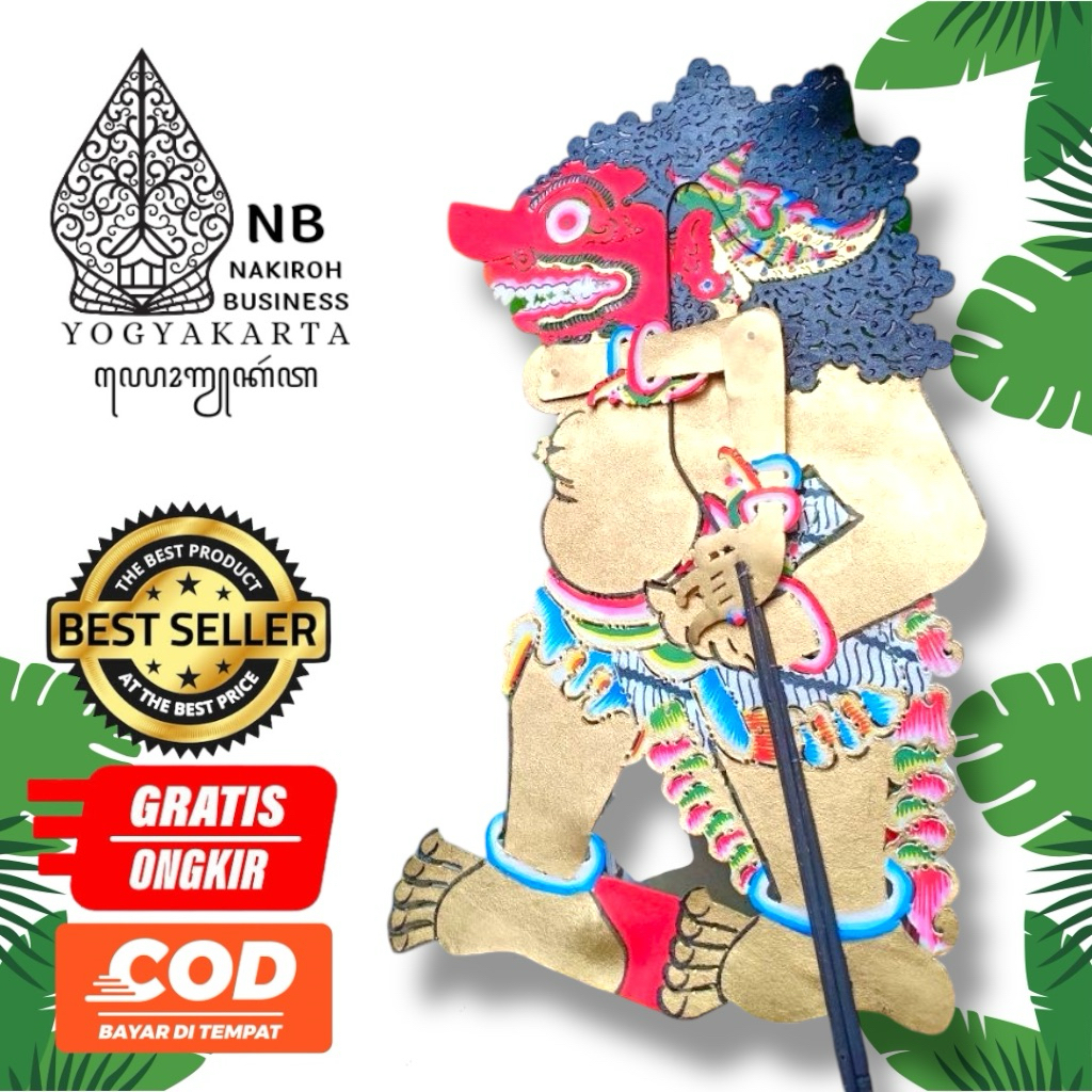 NAKIROHBUSINEESS Shadow Puppet Botto Begal / Bato Begal Puppet Puppet Puppet หุ่นมาตรฐาน Master