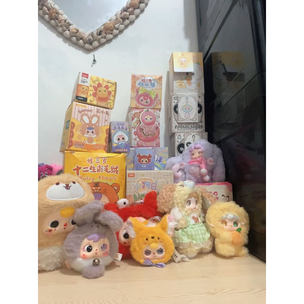 BLINDBOX ZODIAC PIECES & MM ผลไม้สีชมพู