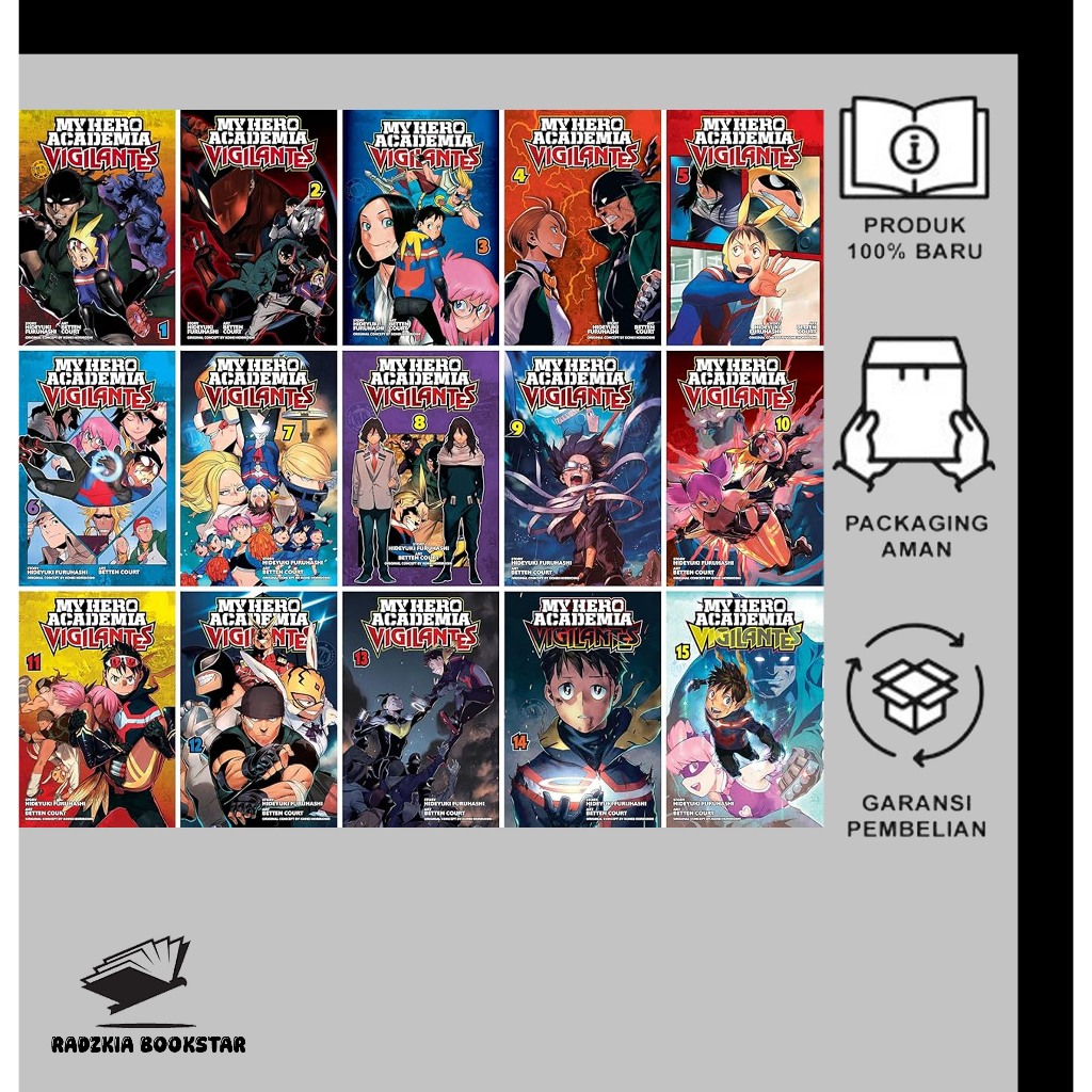 My Hero Academia Comic: Vigilantes ครบชุด 01-15 - อังกฤษ - V01