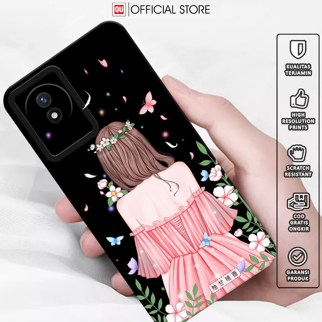 [ GWAN ] เคสพรีเมี่ยมสําหรับ VIVO Y02 Y02A Y02T - Casing Hp VIVO Y02 Y02A Y02T - Softcase Hp VIVO Y0