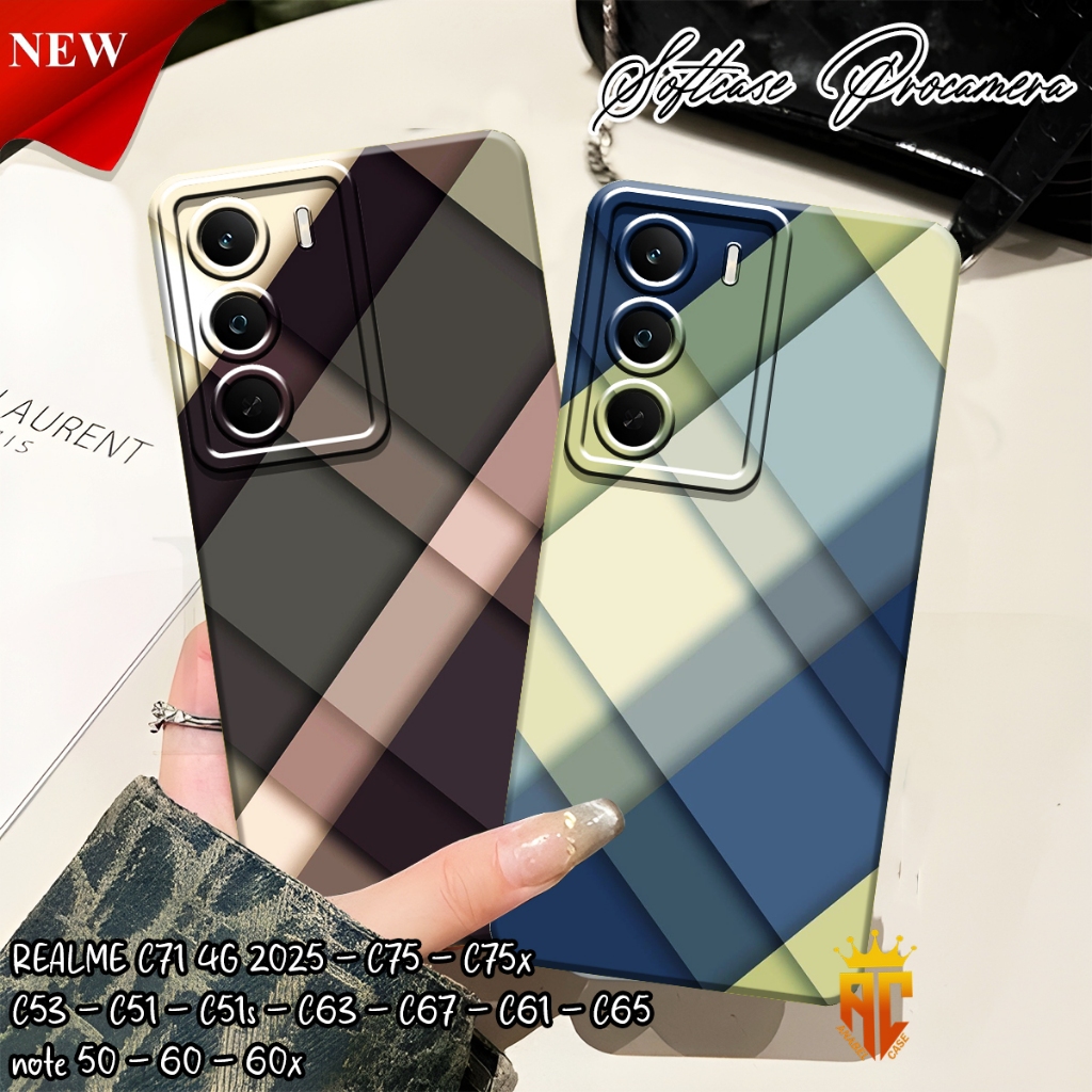 เคสRealme C71 4G 2025 - C75 - C75x - C53 - C51 - C51s - C63 - C67 - C61 - C65 - Realme Note 50 - 60x
